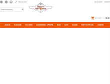 Tablet Screenshot of hollywoodtoysandcostumes.com